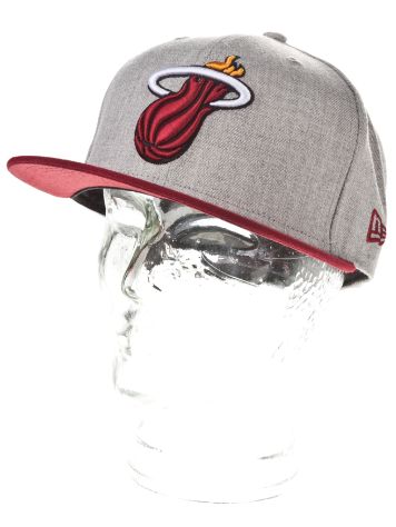 New Era Miami Heat Heather Pop Cap New Era Miami Heat Heather Pop Cap