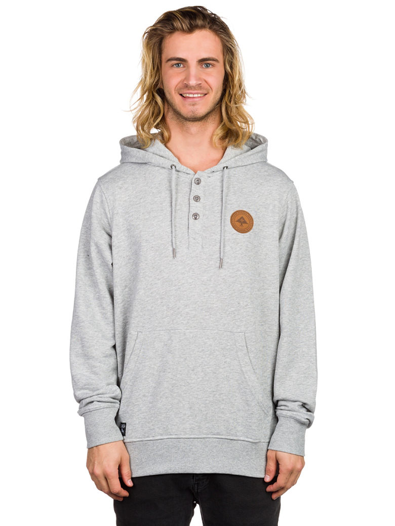RC Hooded Henley Pullover