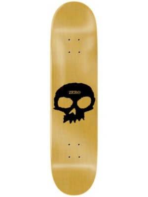 Single Skull Gold Foil 8.125" Skateboard